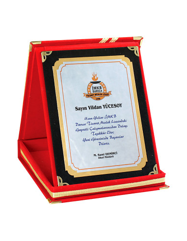 AP-01K Albüm Plaket