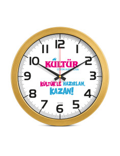 V30-570 Metalize Duvar Saati 2