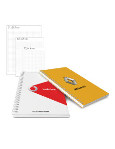 BK-03-1421 Yandan Spiralli Karton Defter