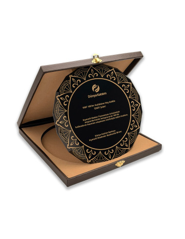 PB1523 Tabak Kristal Plaket
