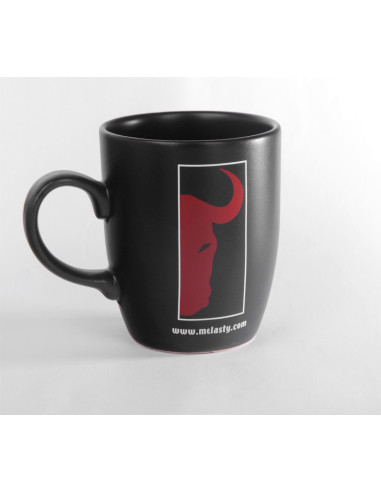 Atlantis Mat Siyah Seramik Kupa Bardak