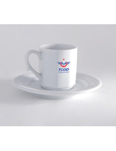 Köşeli Porselen Fincan