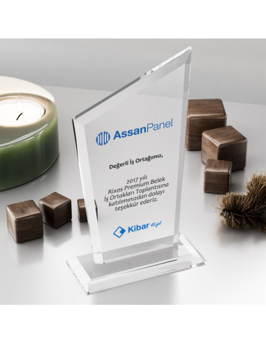 PB3004 Kristal Plaket