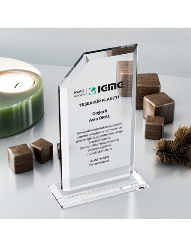 PB304 Kristal Plaket