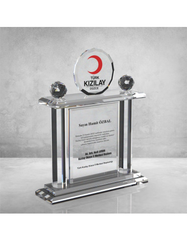 PB652 Kristal Plaket