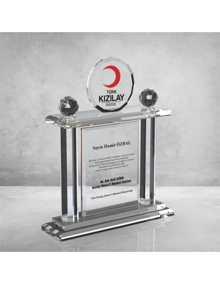 PB652 Kristal Plaket