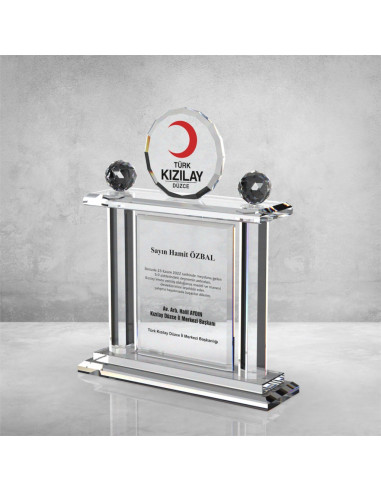 PB652 Kristal Plaket
