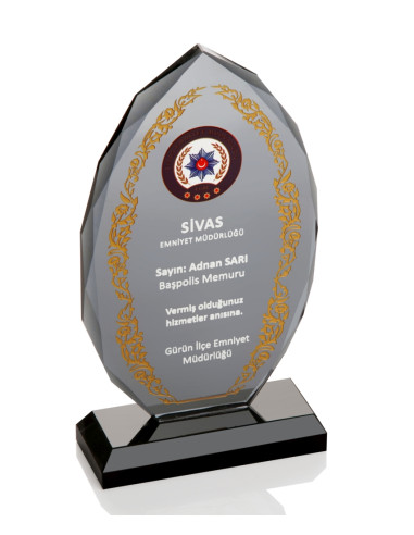 PB981 Kristal Plaket