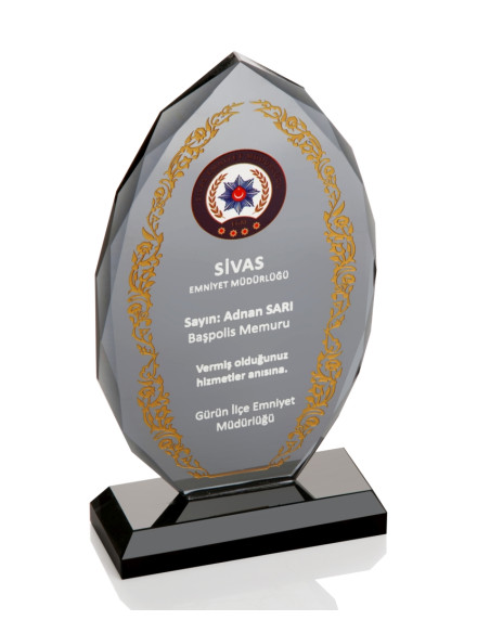 PB981 Kristal Plaket