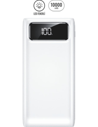 PWB-320 Powerbank 10000 mAh LED FENERLİ