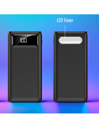 PWB-320 Powerbank 10000 mAh LED FENERLİ