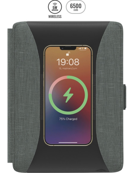 PWB-225 Wireless Powerbank Organizer 5 W Wireless 6500 mAh