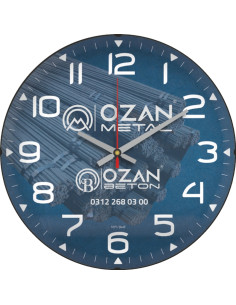 V30-530-B Cam 40 cm Duvar Saati 2