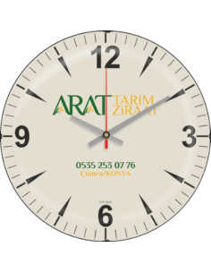 V30-528 Cam 35 cm Duvar Saati