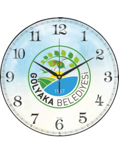 V30-528 Cam 30 cm Duvar Saati