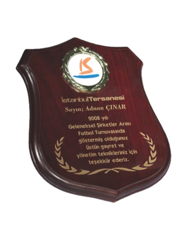 BK-76 Ahşap Plaket 